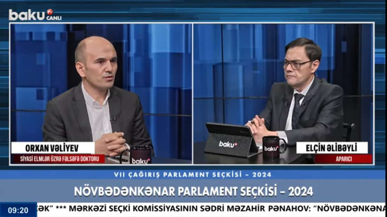 Department Head of Political Science and Philosophy on Baku Tv